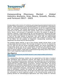 Compounding Pharmacy Market Research Report and Forecast up to 2025