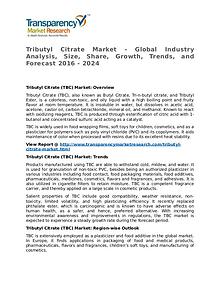 Tributyl Citrate Market 2016 Share, Trend, Segmentation and Forecast