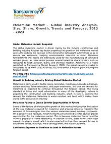 Melamine Market SWOT Analysis Of Top Key Player Forecasts To 2023