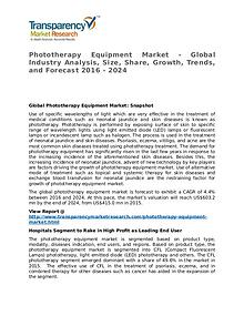 Phototherapy Equipment Market 2016 Share, Trend and Forecast