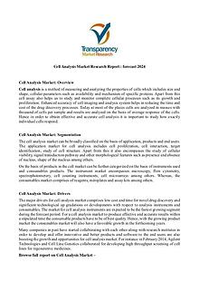 Cell Analysis Market Research Report : forecast 2024