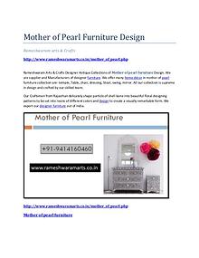 Mother of Pearl Furniture Design