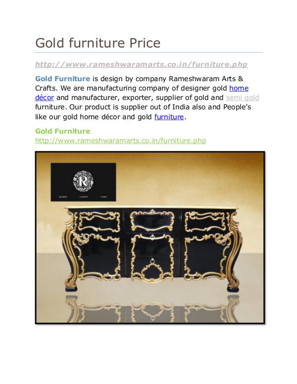 Gold furniture Price Gold furniture Price