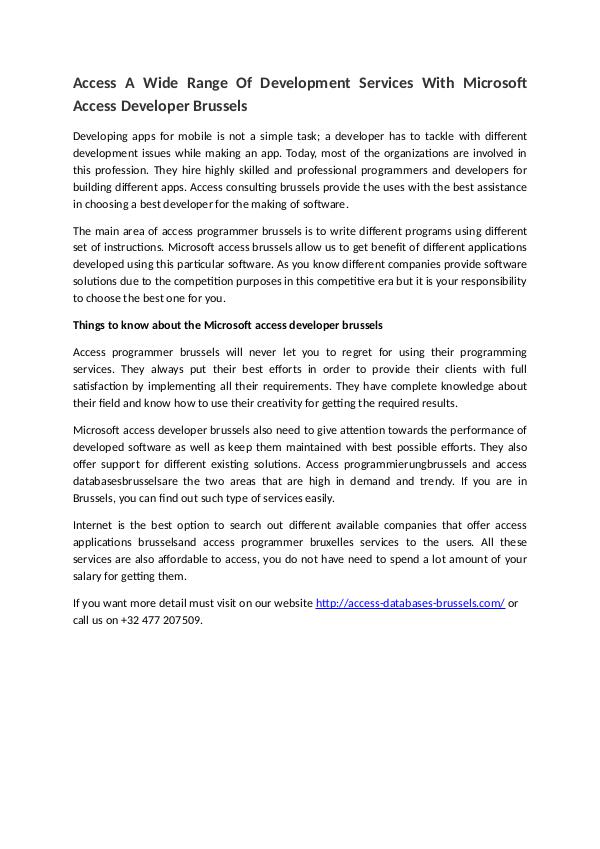Access A Wide Range Of Development Services With Microsoft Access Dev Access_A_Wide_Range_Of_Development_Services_With_M
