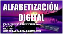 ALFABETIZACIÓN DIGIRAL