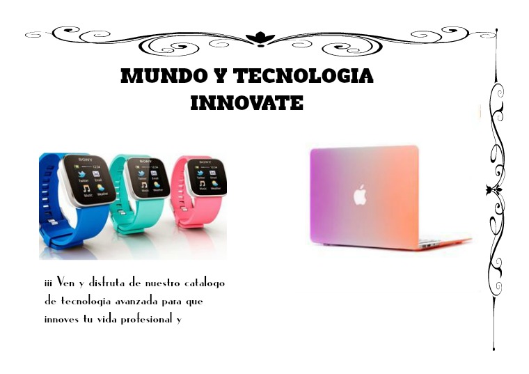 MUNDO Y TECNOLOGÍA INNOVATE mundo y tecnología innovate