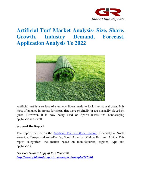 Artificial Turf Market