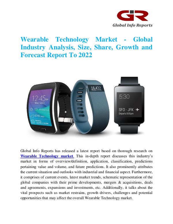 Wearable Technology Market