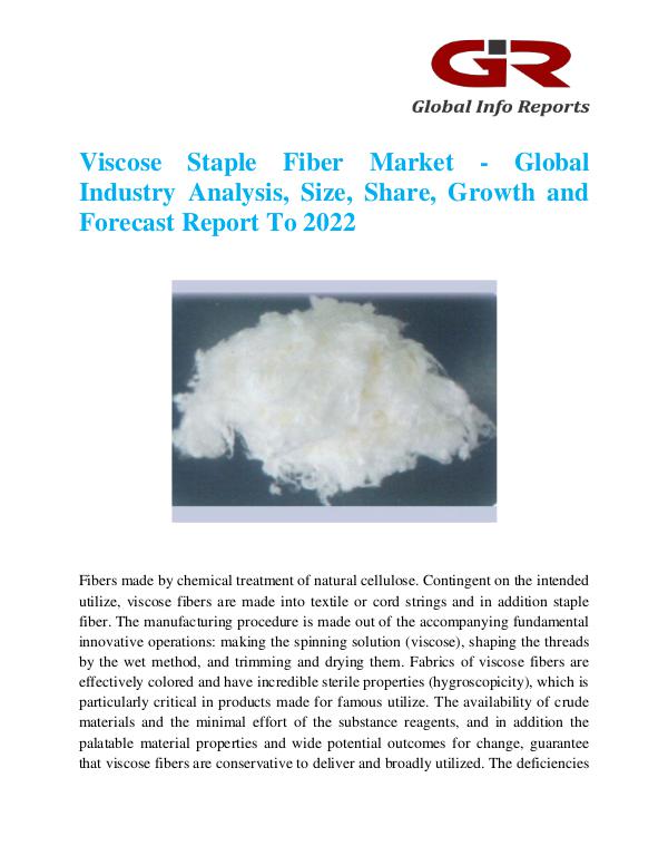 Viscose Staple Fiber Market