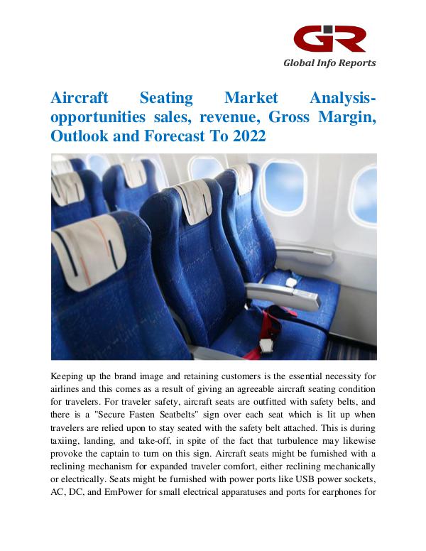 Aircraft Seating Market