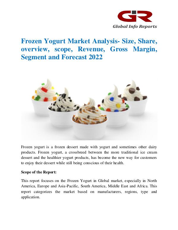 Frozen Yogurt Market