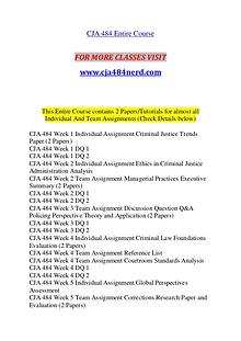 CJA 484 NERD Exciting Results / cja484nerd.com