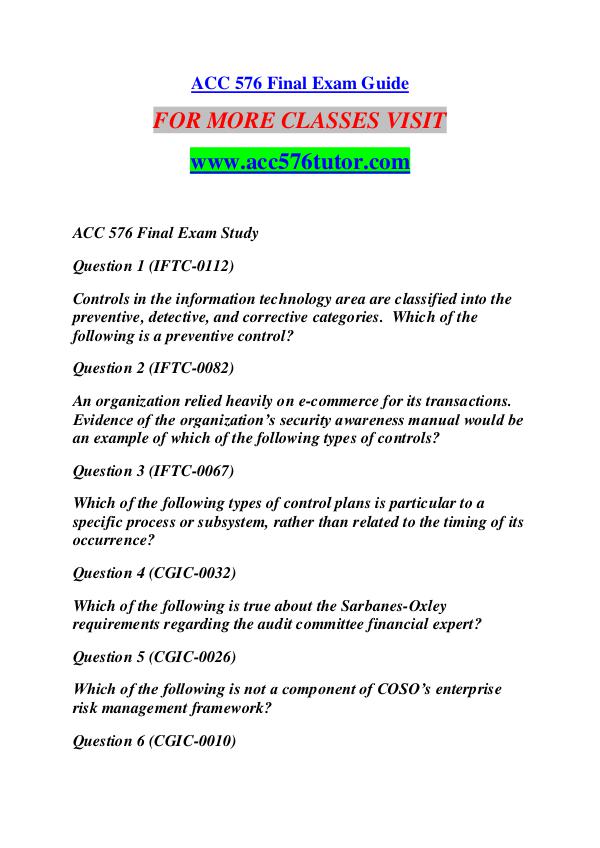 ACC 576 TUTOR Great Stories /acc576tutor.com ACC 576 TUTOR Great Stories /acc576tutor.com