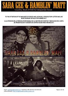 SARA GEE & RAMBLIN MATT ENGLISH / SPANISH DOSSIER 