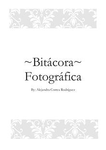 Bitácora fotográfia