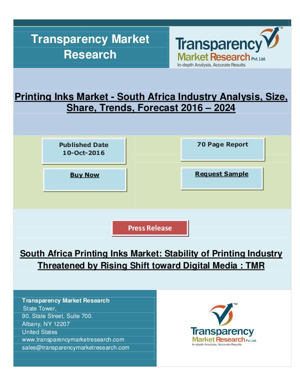 TMR_Research_Reports_2017 Analysis and Research By 2024, TMR