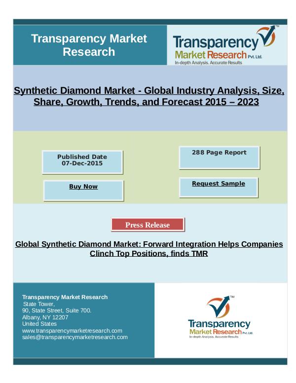 TMR_Research_Reports_2017 Synthetic Diamond Market Research 2023