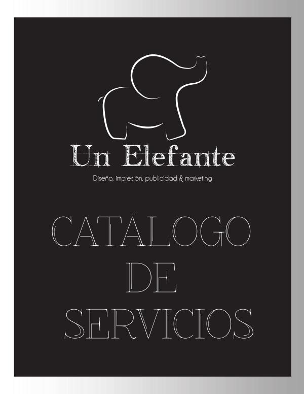 CATÁLOGO DE SERVICIOS CATÁLOGO DE SERVICIOS 