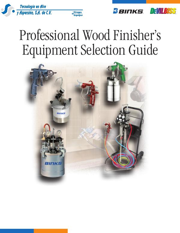 PROFESSIONAL WOOD FINSHERS EQUIPMENT