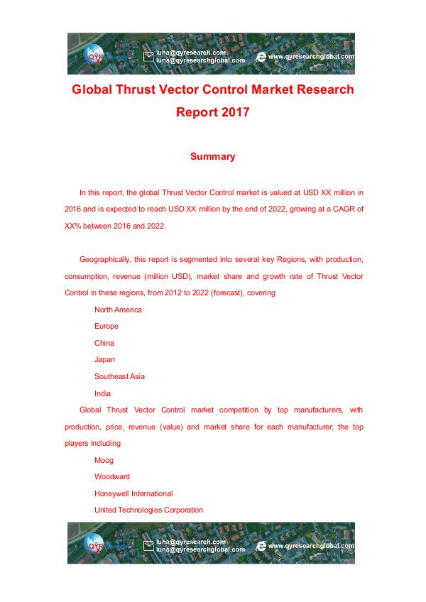Global Thrust Vector Control Market Research Repor