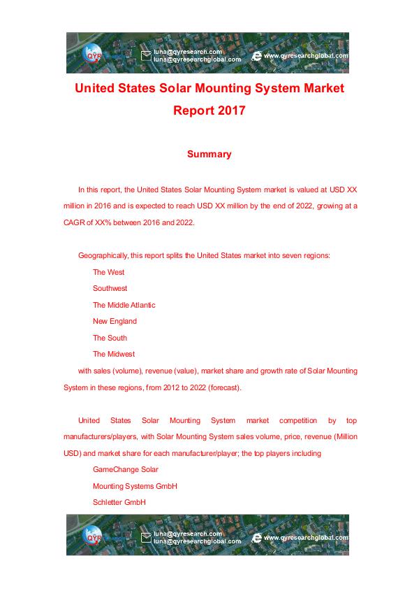United States Solar Mounting System Market Report
