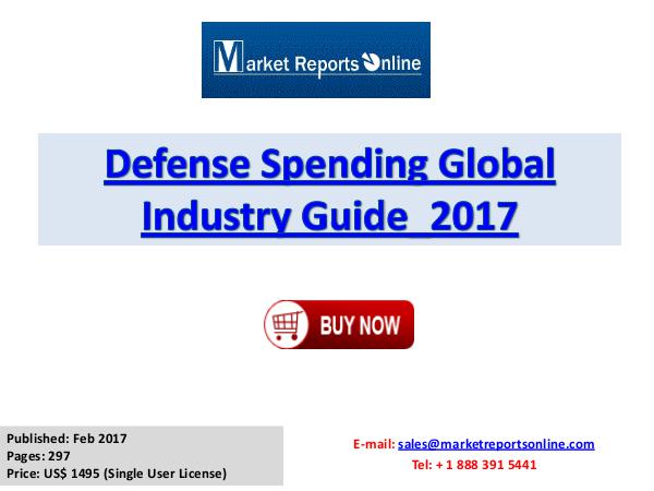 2017 Global Defense Spending Market Growth Analysis and 2021 Forecast Defense Spending Global Industry Guide_2017