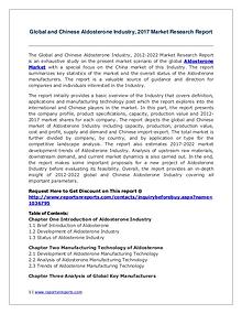 Aldosterone Market Growth Analysis and Forecasts To 2022