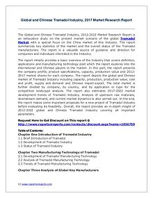 Tramadol Market Growth Analysis and Forecasts To 2022