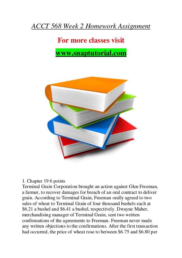 ACCT 568 help A Guide to career/Snaptutorial ACCT 568 help A Guide to career/Snaptutorial