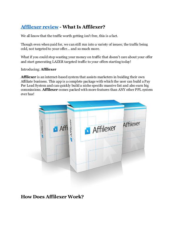 Affilexer review-(MEGA) $23,500 bonus of Affilexer