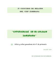 Relatos 4º CEIP Zambrana