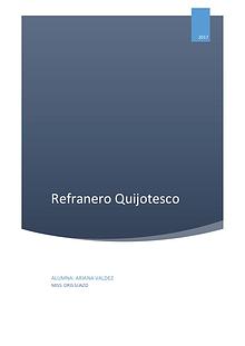 Refranero Quijotesco