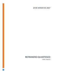 Refranero Quijotesco