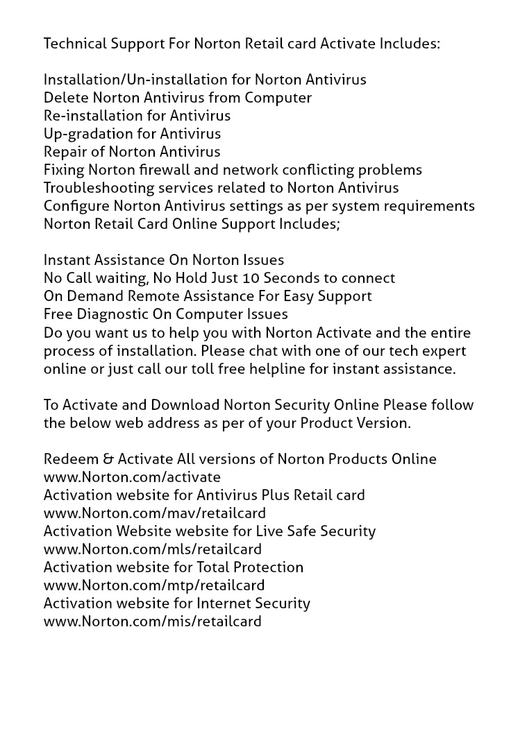 18OO 252 OO44 Activation key For Symantec Norton Antivirus 360 2017 Norton activation online, Norton activate, Norton