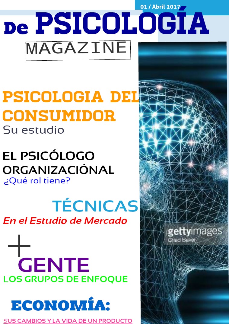 De PSICOLOGÍA MAGAZINE 01 / Abril 2017