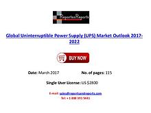 Uninterruptible Power Supply (UPS) Global Market