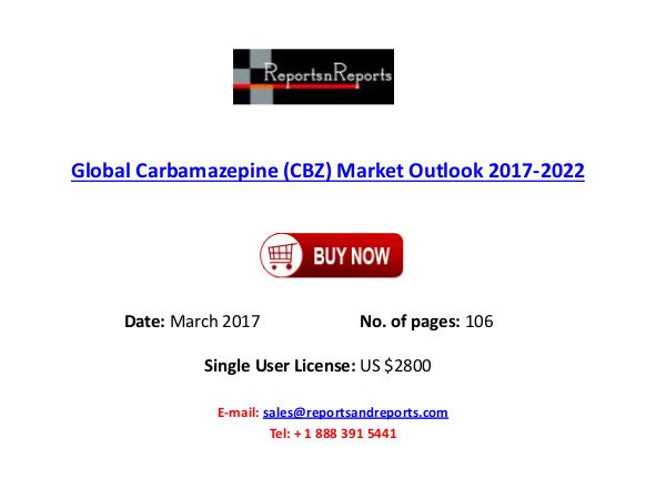 Carbamazepine (CBZ) Industry Forecast 2017-2022 Global Carbamazepine (CBZ) Market Outlook 2017-202