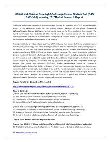 Dimethyl-5-Sulfoisophthalate, Sodium Salt Market Global Trend