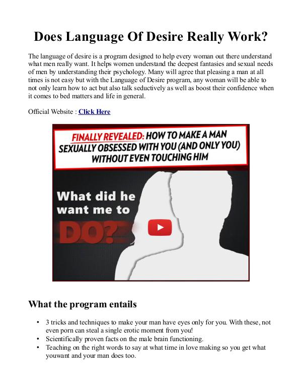 Language Of Desire PDF / Book Free Download? Felicity Keith' eBook