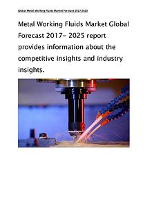 Metal Working Fluids Global Market to Reach $8.30 Billion by 2025