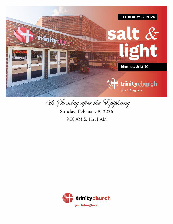 ORDER OF WORSHIP February 8, 2026