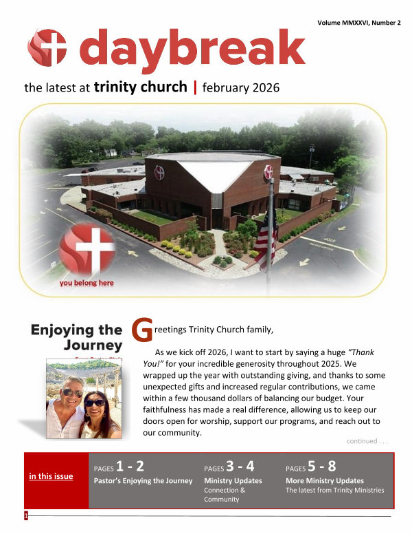 DAYBREAK | The Latest Happenings at Trinity February 2026