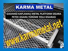 Metal platform izgaralar galvaniz kaplama yurume yolu izgarasi