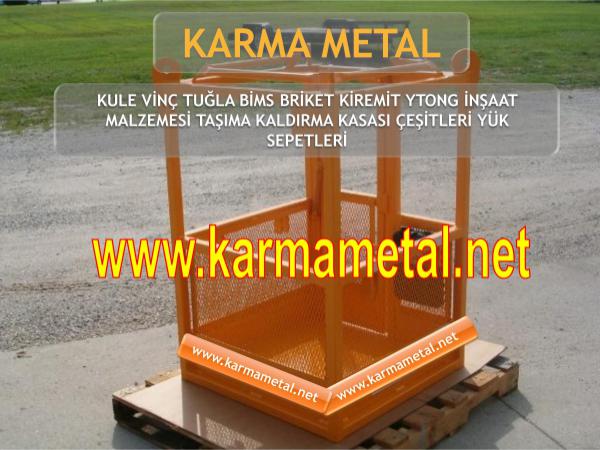 KARMA METAL kule vinc yuk tasima atasmanlari imalati yuk sepeti yuk-tasima-atasmanlari