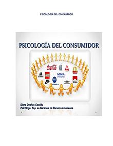 PSICOLOGÍA DE CONSUMIDOR