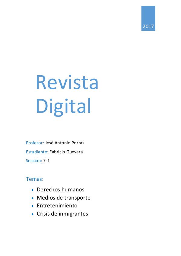 Revista variada R.V