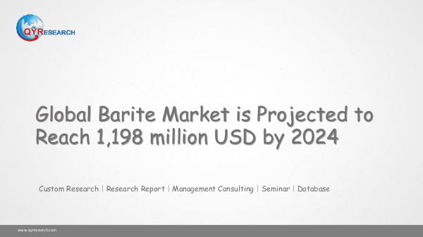 QYR Market Research Global Barite Market Research