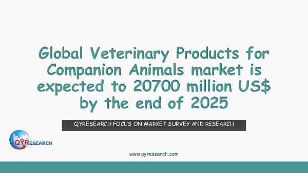 QYR Market Research Veterinary Products for Companion Animals market