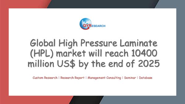 QYR Market Research Global High Pressure Laminate (HPL) market