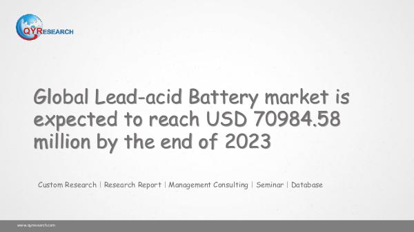 QYR Market Research Global Lead-acid Battery market research